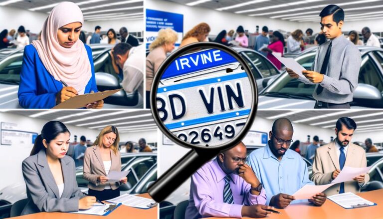 irvine vin verifier requirement